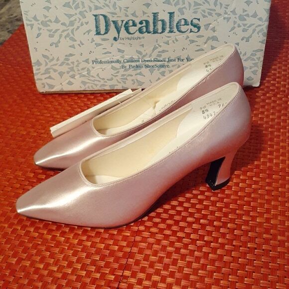 Vintage 1999 Dyeables by Highlights Women's Shoes In Winter Melon - Picture 1 of 6